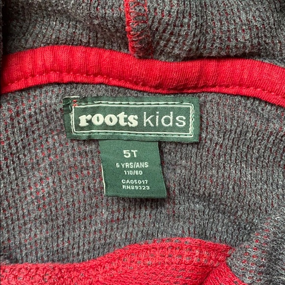 Roots Toddler Cabin Cozy Thermal Kanga Hoody - Picture 2 of 2